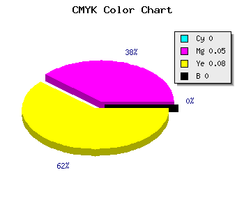 CMYK background color #FFF2EA code