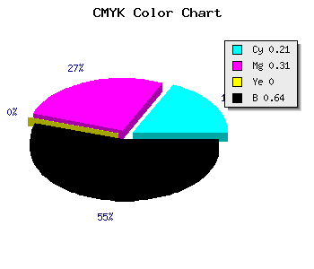 CMYK background color #483F5B code