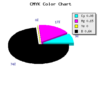CMYK background color #544D5B code