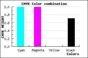 #01014B color CMYK mixer