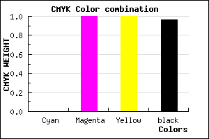 #0A0000 color CMYK mixer