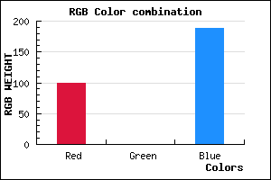 rgb background color #6400BC mixer