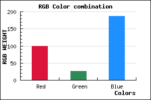 rgb background color #641BBB mixer