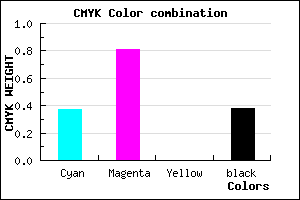 #641F9F color CMYK mixer