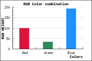 rgb background color #6421C1 mixer