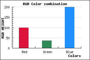 rgb background color #6424C8 mixer