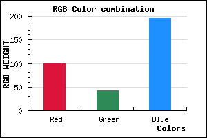 rgb background color #642BC3 mixer