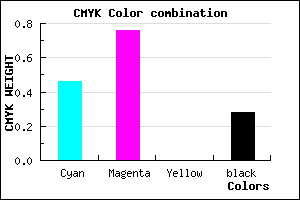 #642CB8 color CMYK mixer