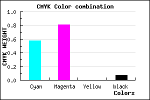 #642CEC color CMYK mixer