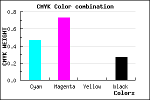 #6433BB color CMYK mixer