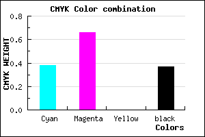 #6436A1 color CMYK mixer