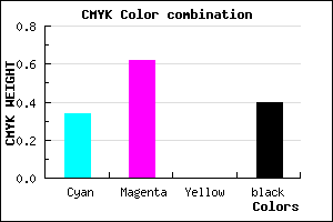 #643A98 color CMYK mixer