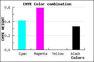 #6445AA color CMYK mixer