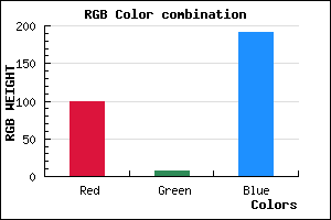 rgb background color #6407BF mixer