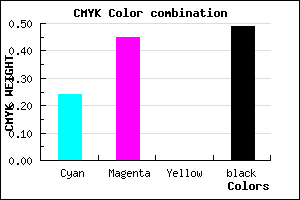 #644883 color CMYK mixer