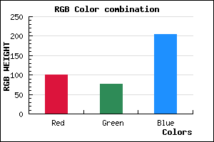 rgb background color #644CCC mixer