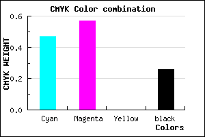 #6450BC color CMYK mixer
