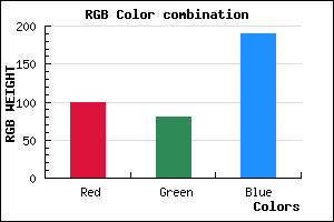 rgb background color #6450BE mixer