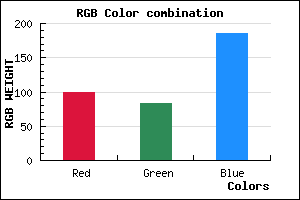 rgb background color #6453B9 mixer