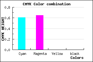 #6458FF color CMYK mixer
