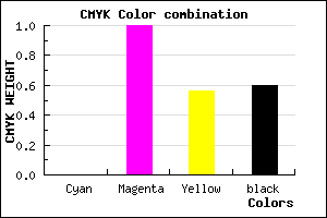 #65002C color CMYK mixer