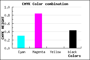 #651791 color CMYK mixer