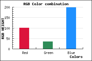 rgb background color #6523C7 mixer