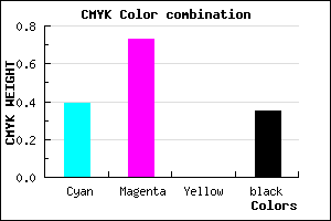 #652CA6 color CMYK mixer