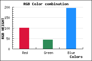 rgb background color #652CC3 mixer