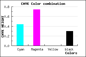 #652FB3 color CMYK mixer