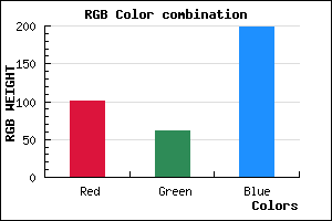 rgb background color #653EC6 mixer