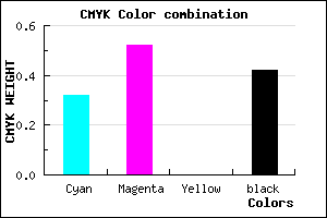 #654795 color CMYK mixer