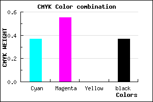 #6548A0 color CMYK mixer