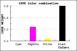 #654D61 color CMYK mixer