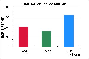 rgb background color #65519F mixer