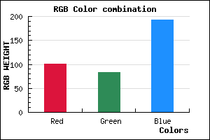 rgb background color #6553C1 mixer