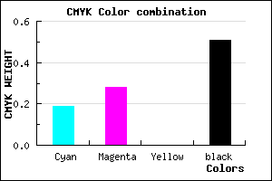 #655A7D color CMYK mixer