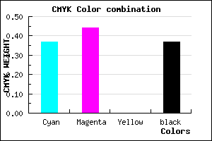 #655AA1 color CMYK mixer