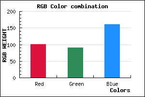 rgb background color #655AA1 mixer