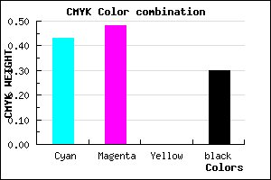 #655CB2 color CMYK mixer
