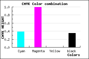 #6601A7 color CMYK mixer