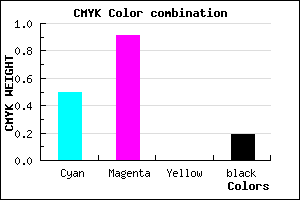 #6612CE color CMYK mixer