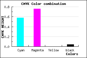 #663AF4 color CMYK mixer