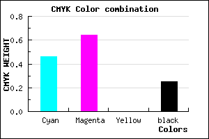 #6645BE color CMYK mixer