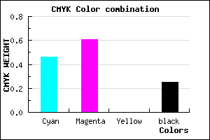 #664ABE color CMYK mixer