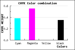 #664BA5 color CMYK mixer