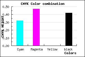 #664F95 color CMYK mixer