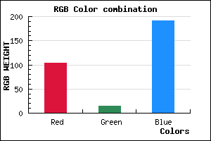 rgb background color #670FBF mixer