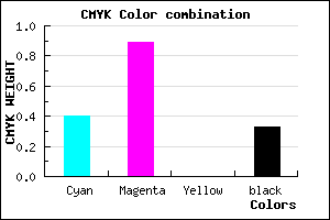 #6712AB color CMYK mixer