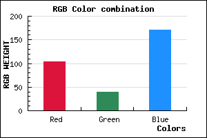 rgb background color #6727AB mixer